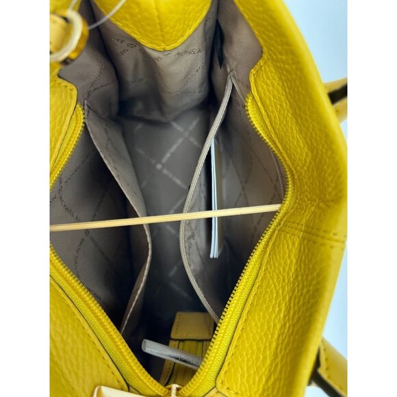 Michael Kors tote mirella small shopper top zip handbag crossbody daffodil multi - Picture 10 of 11